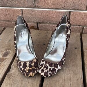 Style & Co. Leopard Print Heels Size 9